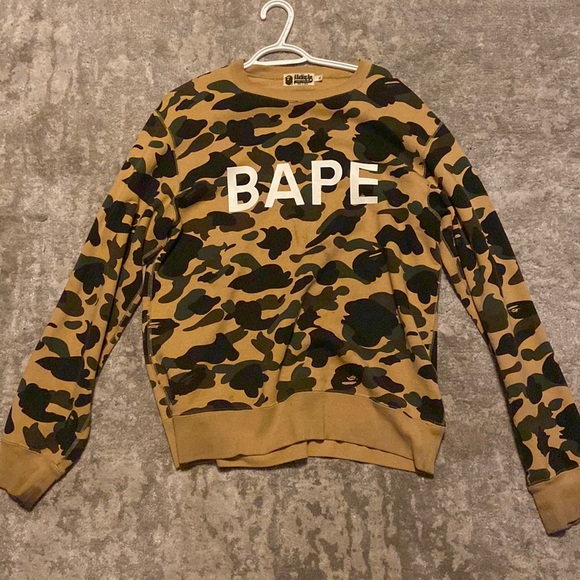 Bape 1st Camo crewneck XL - Picture 2 of 5